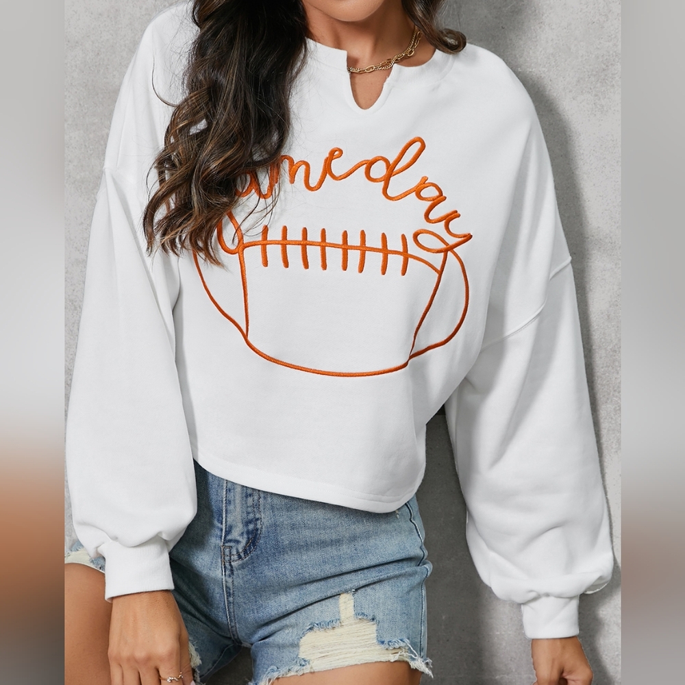Kelly GAME DAY Graphic Sweatshirt - White - Picture 4 of 4